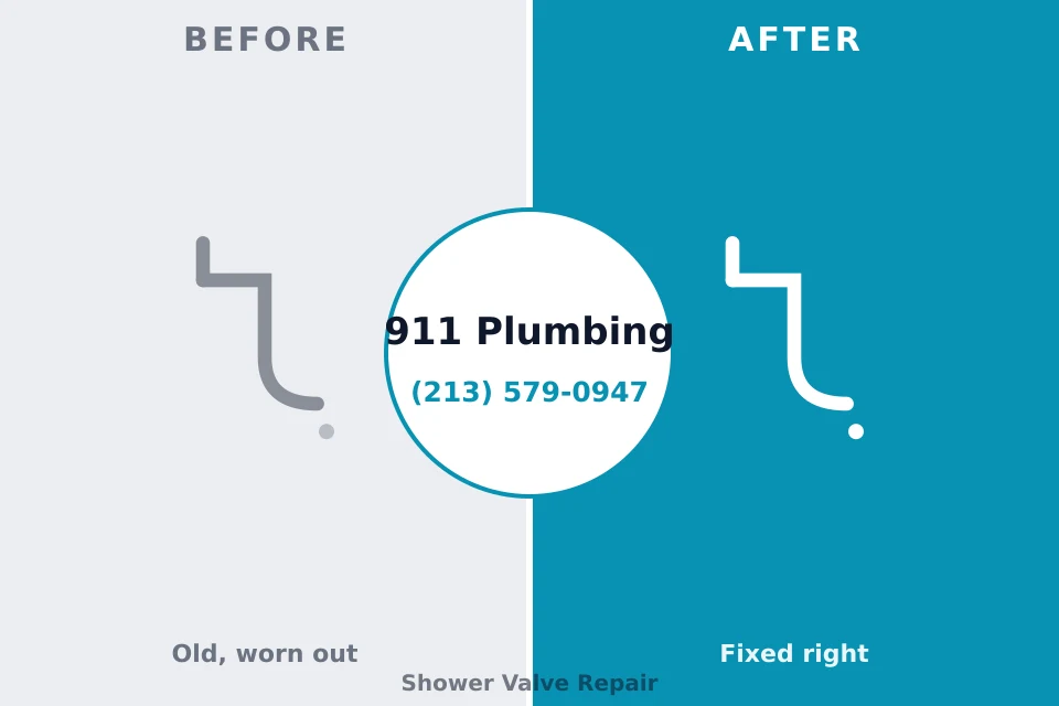 Before and after: plumbing company Wilmington, NC